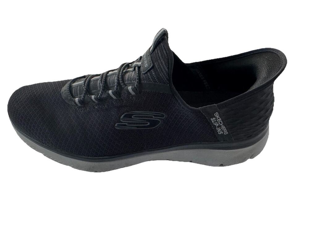 Skechers Summits High Range Hands Free Slip Ins Men's Wide Size 11.5W Black